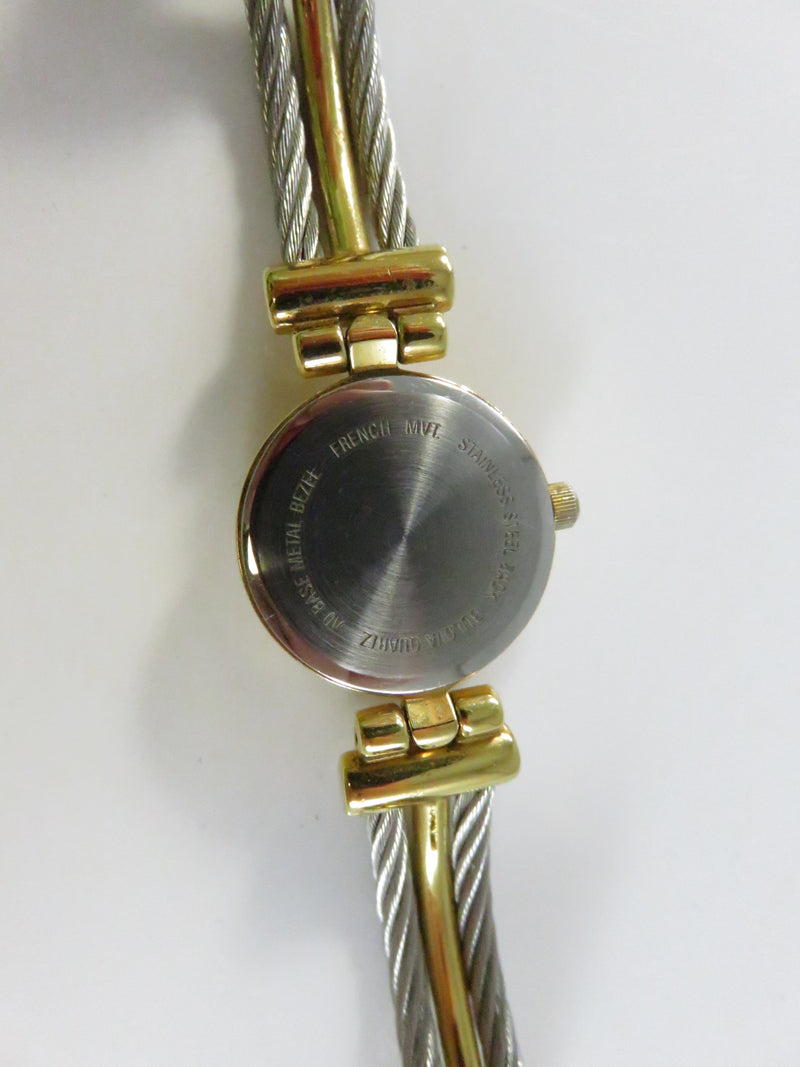 Caravelle by Bulova Women’s Quartz Watch Gold Tone With Twisted Cable Band 7in Wrist