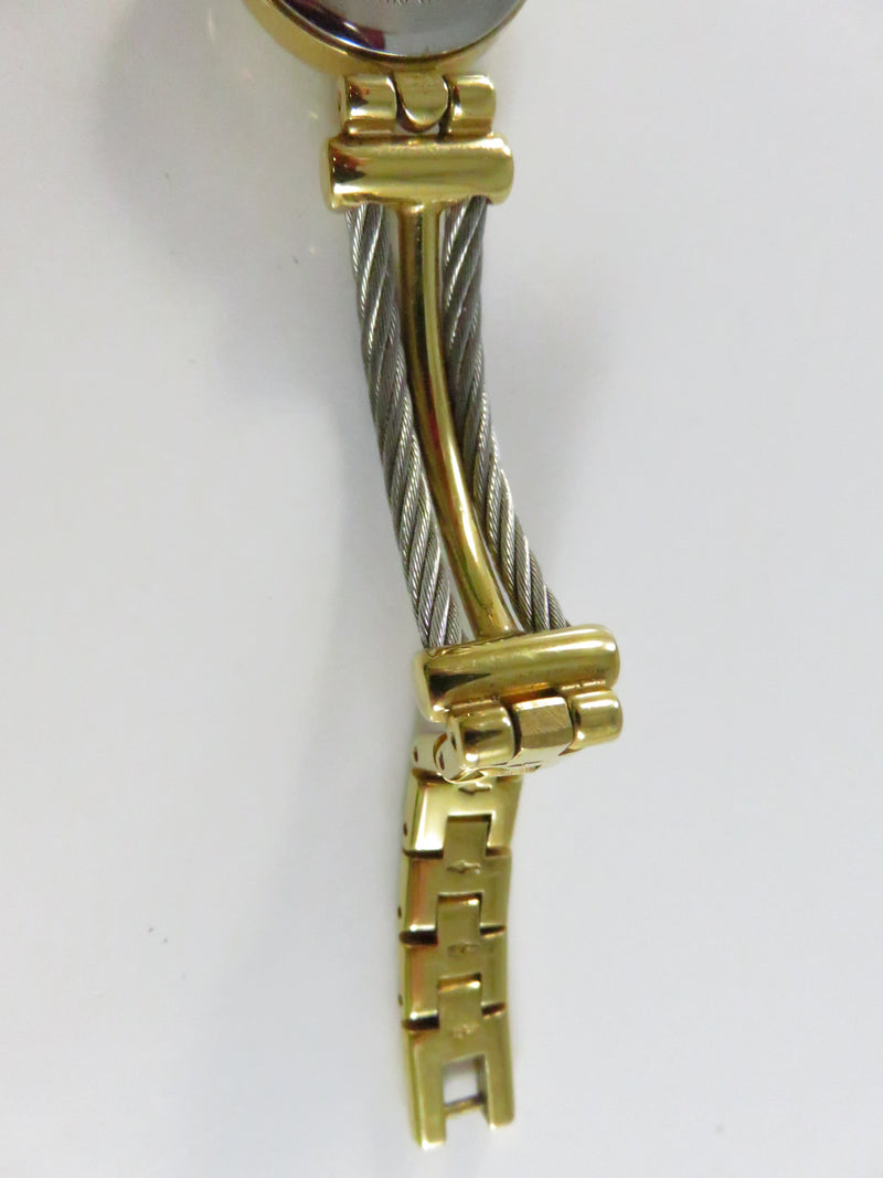 Caravelle by Bulova Women’s Quartz Watch Gold Tone With Twisted Cable Band 7in Wrist