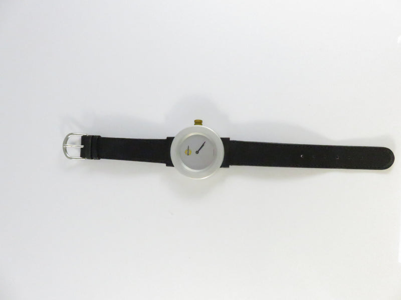 Buzzi Switzerland Swiss Made Interroll Promotional Quartz Wrist Watch 37.8mm Case Vintage Design