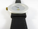 Buzzi Switzerland Swiss Made Interroll Promotional Quartz Wrist Watch 37.8mm Case Vintage Design