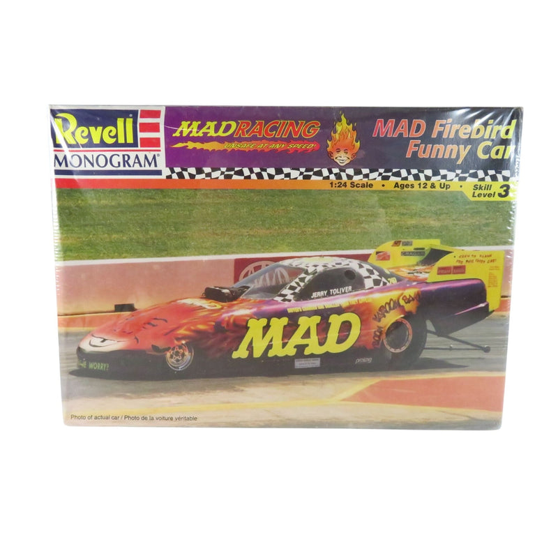 Revell Monogram MAD Firebird Funny Car Model Kit 1:24 Scale Skill Level 3 Vintage NIB 1998 Creased Box