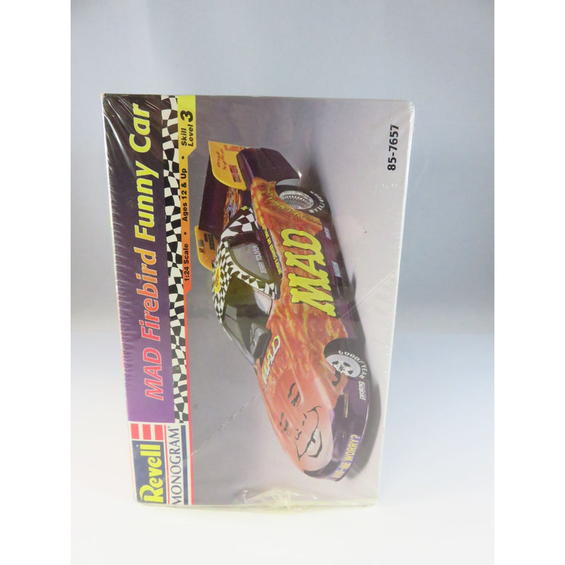 Revell Monogram MAD Firebird Funny Car Model Kit 1:24 Scale Skill Level 3 Vintage NIB 1998 Creased Box