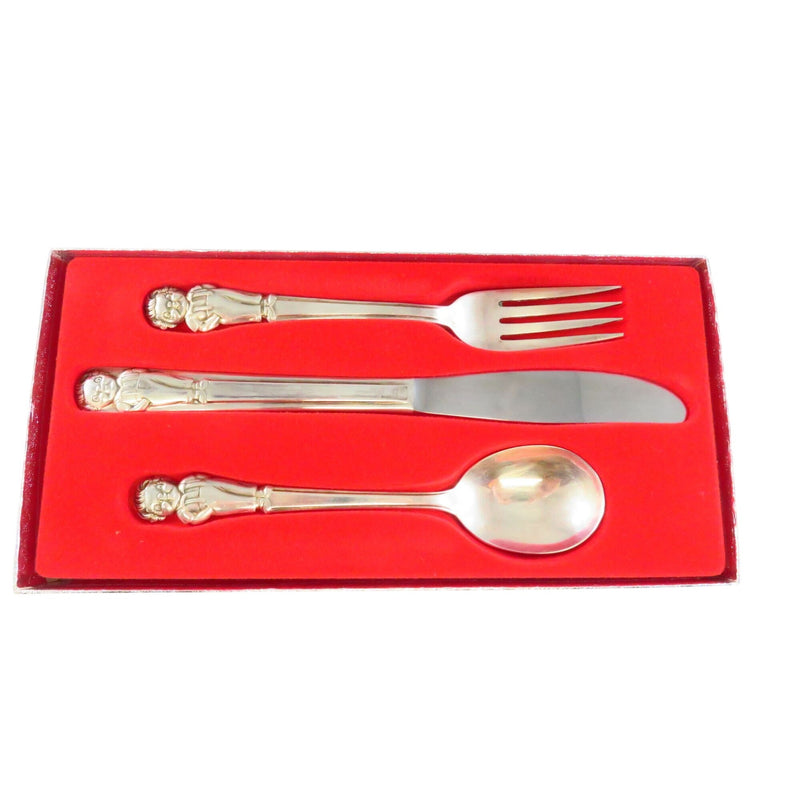 Campbell Kid Collection Silver Plate 3-Piece Flatware Set 1982