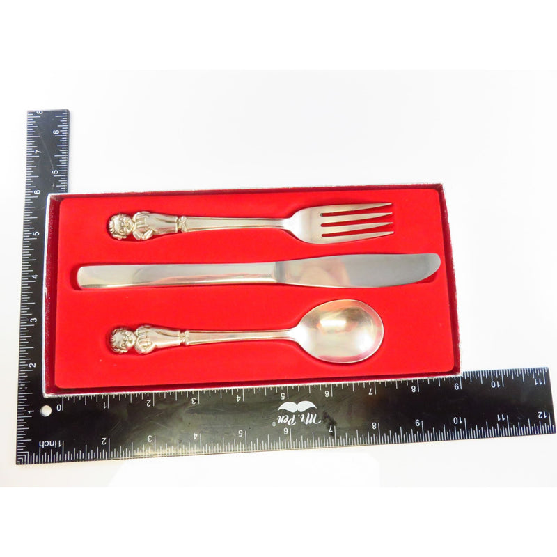 Campbell Kid Collection Silver Plate 3-Piece Flatware Set 1982