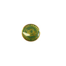 Rio Grande Kennel Club Green & Gold Dog Pinback Button Badge — Gold — front view