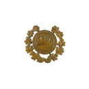 Vintage Swedish Dog Club Pin Badge 1.5" Sporrong & Co Stockholm Copper Base Metal — front view