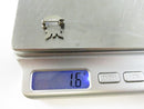 Sterling Silver US Department of the Navy 20 Years Civilian Service Award Lapel Pin HLP with Blue Hinged Display Case