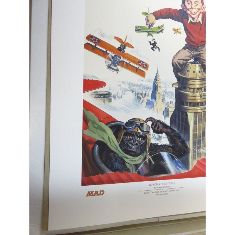 Mad Magazine Alfred As King Kong Limited Edition Third Series Print 600/1000 14" x 11" Rare Art Poster