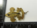 Boy Scouts of America First Class Rank Pin PAT 1911 Vintage Brass Gold Tone Badge with Vertical Safety Pin Clasp