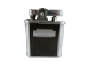Ronson Whirlwind Automatic Pocket Lighter Brown Tortoise Shell Chrome Trim Unengraved Monogram Plate Newark New Jersey