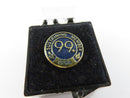 1994 Ninety Nines Sustaining Member Lapel Pin Tie Tack International Organization of Women Pilots Blue Enamel with Case