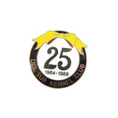Del Sur Kennel Club 25th Anniversary Lapel Pin 1964-1989 — Enamel — front view