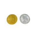 Two Vintage North Shore Animal League Parade Style Coins Gold & Silver Tone Aluminum — Gold, Silver — front view