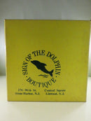 Desert Classic Golf Ice Bucket Specialties Unlimited Vinyl Acrylic with Original Sign of the Dolphin Boutique Box 8 Inch