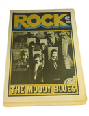 Rock Newspaper Magazine 1971 Volume 3 No 6 The Moody Blues Cover product image for Just Stuff I Sell, clear front view, neutral background, original listing photo, optimized descriptive alt text, centered composition