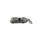 Vintage Sterling Silver Roadster Sports Car Charm — Sterling Silver, Silver — front view