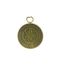 Vintage Berks County Kennel Club Bronze Tone Dog Show Medal 1 5/8" Pre-Owned — front view