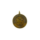 Vintage 1982 Kennel Club Of Texarkana Inc Bronze Tone Dog Show Medal — front view