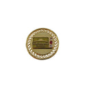 York Hospital Volunteer 3500 Hour Service Pin 1/20 12K Gold Filled O.C. Tanner — Gold — front view