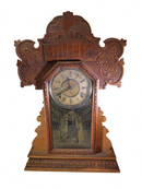 1904 St. Louis Worlds Fair E. Ingraham & Co Mount Vernon Kitchen Clock 4 Repair