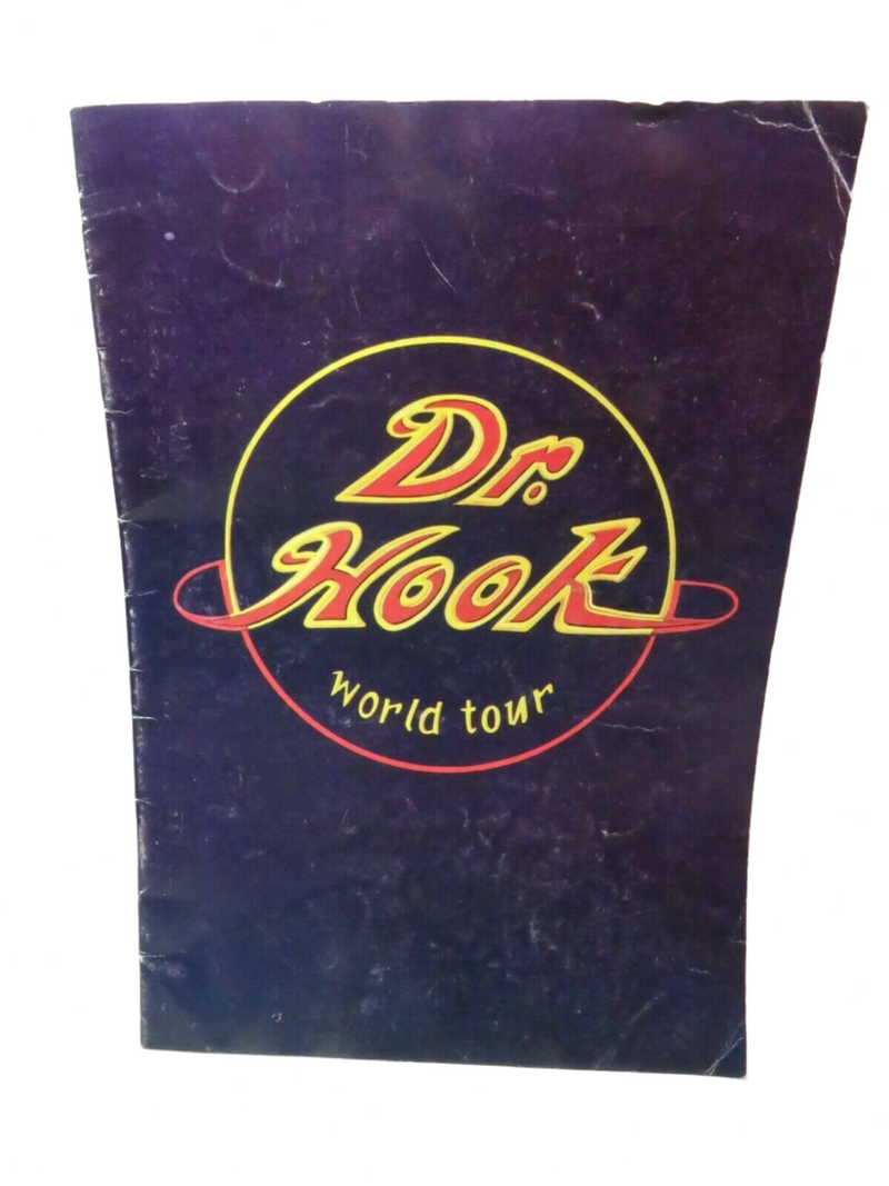 Dr. Hook World Tour Rising Over Australia Official Programme Wear Tear Dog Ears