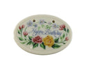 Longaberger 1994 “Happy Birthday” Ceramic Tie-On Basket Accessory Floral Design