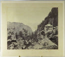 Hotel De La Tete Noire in the Canton du Valais Switzerland c1869 Photograph Adol