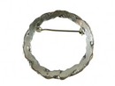 Beau Sterling Silver Scarf Pin Fair Condition with Rhodium Plating Losses