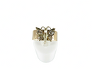 Antique 13K Gold Diamond Butterfly Figural Cigar Band Ring Victorian Era (≈2.8 g)