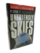Front dust jacket of Unfriendly Skies by Captain X and Reynolds Dodson