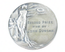 1932 Motorcycle Racing Medal Art Deco Solid Silver Scottish by Elkington & Co