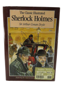 Front cover of The Classic Illustrated Sherlock Holmes with retailer decal