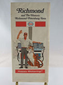 1971 Esso Richmond Virginia Map General Drafting Co Humble Oil Map Art