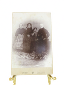 An Unusual Cabinet Card Photograph of a Photo with Cropped Head J. Pelzer