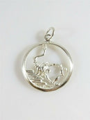 Unisex Scorpio Horoscope Sign 833 Portugal Silver Pendant or Charm 1 1/8"