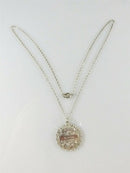 Sterling Silver Coin Alyison Vanity Name Pendant CUNO with Sterling Chain