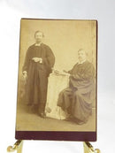 Rev F.w.e. Peschau Cabinet Card Portrait By The Van Orsdell Gallery Wilmington N