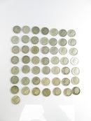 Lot of 50 Silver Dimes 90% Silver 49 Roosevelt 1 Mercury Mixed Dates 90% silver coins Roosevelt dimes Mercury dime