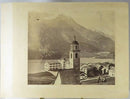 Leaning Tower of St. Moritz Church Engadine Switzerland c1869 Photograph Adolphe