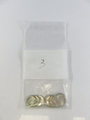 Lot of 10 US Roosevelt Silver Dimes 90% Silver 1946 90% Coins 90% Collection