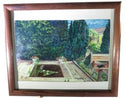 Ian's Garden at Farncombe Godalming Surrey England Oil on Canvas June 1995 Nell