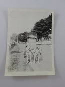 Dog Pulled Carriage Quebec City Canada 1941 Black & White Photograph 4 3/4" x 3