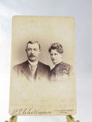 Socialite Couple Cabinet Card Photo P E Chillman 914 Arch Street Philadelphia