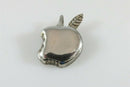 Taxco Apple Pendant Brooch 925 Sterling Silver Unique School Teacher Jewelry