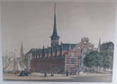 Borsen | La Bourse Heinrich Hansen Color Lithograph I W Tegner & Kittendorff