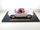 Silver Porsche Boxster Red Interior 1:18 Scale Die Cast Maisto Special Edition