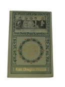 Front cover of The Old Peabody Pew by Kate Douglas Wiggin, with green floral decoration, gilt title lettering, and an illustrated panel.