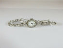 Hamilton Wrist Watch 14K White Gold Case/Band 38 Natural Earth Mined Diamonds
