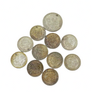 11 x WW2 Silver Netherlands Love Token Coin Charms 10 Cents & 1 x 25 Cents