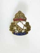 Vintage Official Pin Aid to Britain Enameled Collar Pin FP By Karu